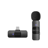 BOYA BY-V1 Wireless Microphone System, Omnidirectional for IOS Devices With 2 Year Official Warranty