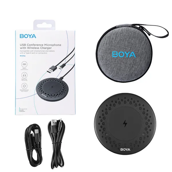 BOYA Blobby USB Conference Microphone with Wireless Charger