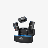 BOYAMIC All-in-One Dual Wireless Mic with On-Board Recoding