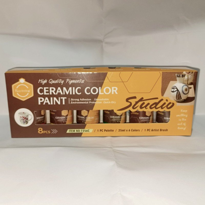 Keep Smiling Ceramic Color 25ml Pack of 6 – thestationerycompany.pk