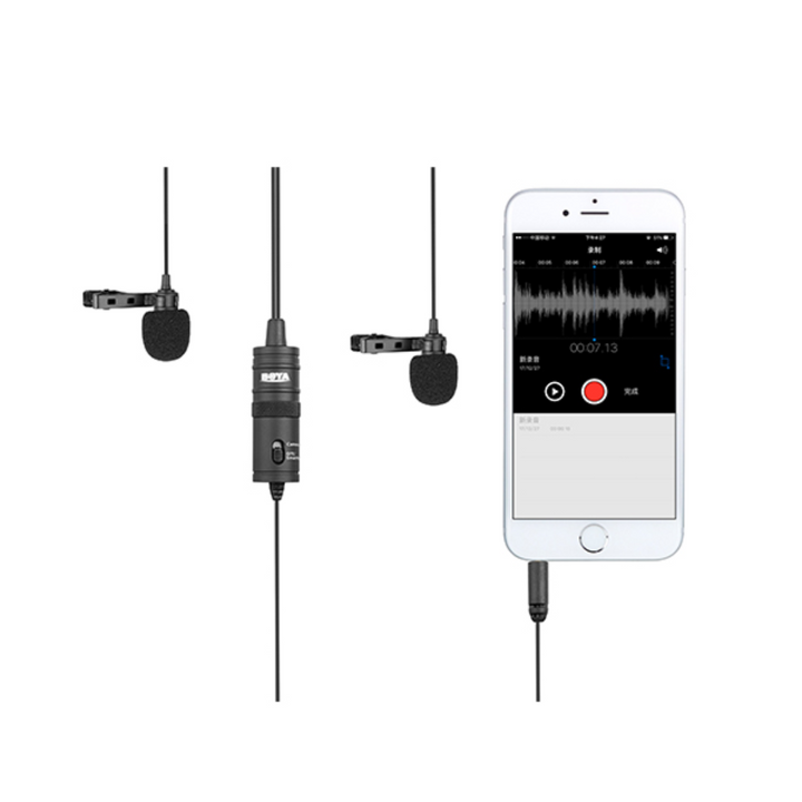 Boya BY-M1DM Dual Lavalier Microphone With 2 Year Official Warranty