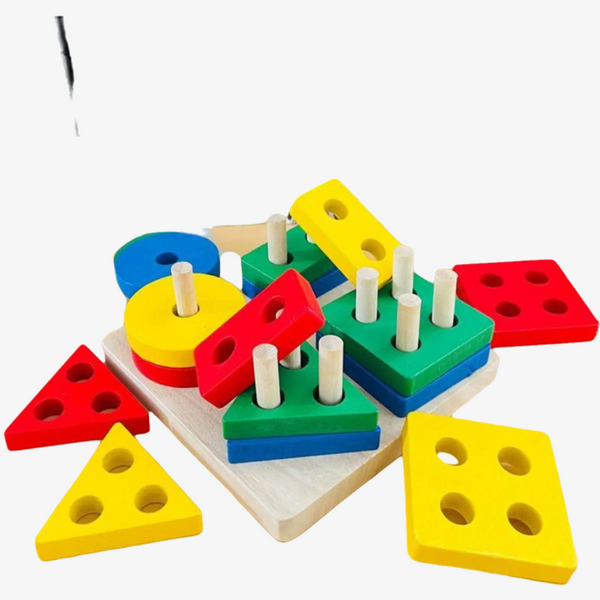 Building Blocks Four Sets of Columns