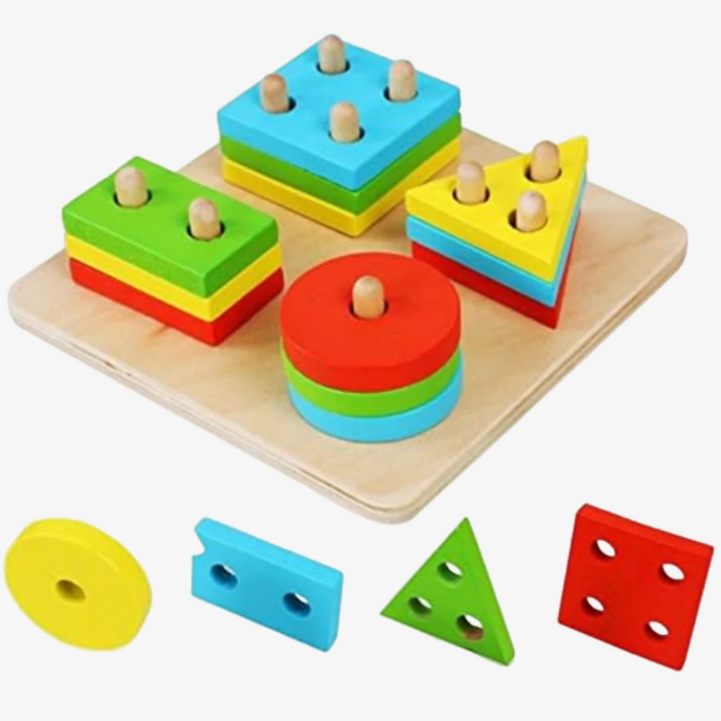 Building Blocks Four Sets of Columns in Box – thestationerycompany.pk