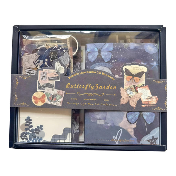 Intercropping Butterfly Vintage Sticker Set