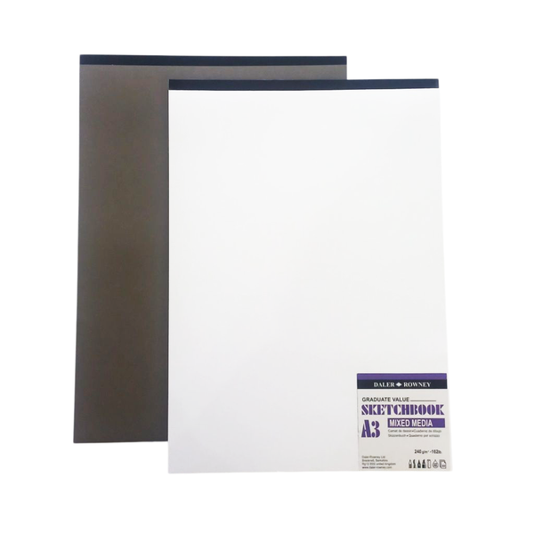 Daler Rowney Graduate Mix Media Pad A3 240gsm – 20 Sheets