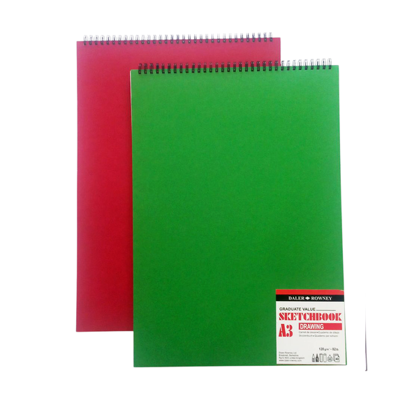 Daler Rowney Graduate Sketch Pad Spiral A3 120gsm – 40 sheets