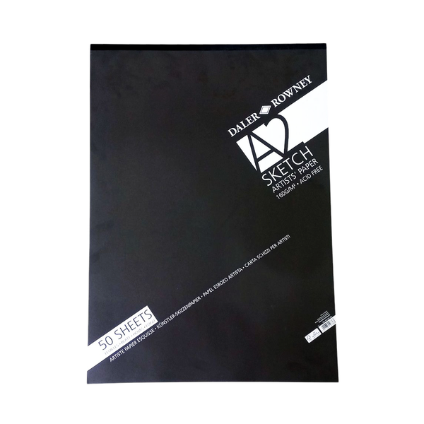 Daler Rowney Artist Sketch Pad A2 50 Sheets – 160gsm