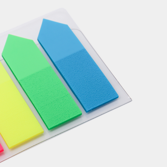 Deli Sticky Notes 5 Colors (43x12mm) – thestationerycompany.pk