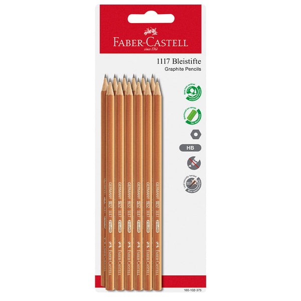 Faber-Castell 1117 Graphite Pencil Set of 12