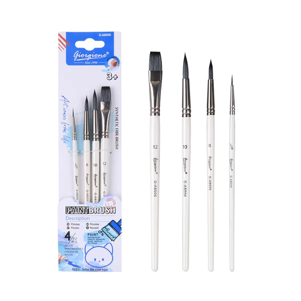 Giorgione Paint Brush 4pc A8006