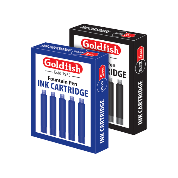 Goldfish Fountain Pen Ink Cartridges 5 Pieces
