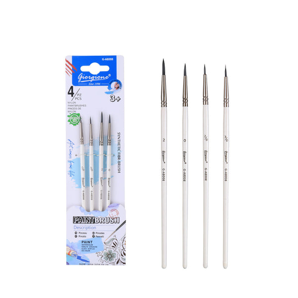 Giorgione Round Paint Brush Set of 4
