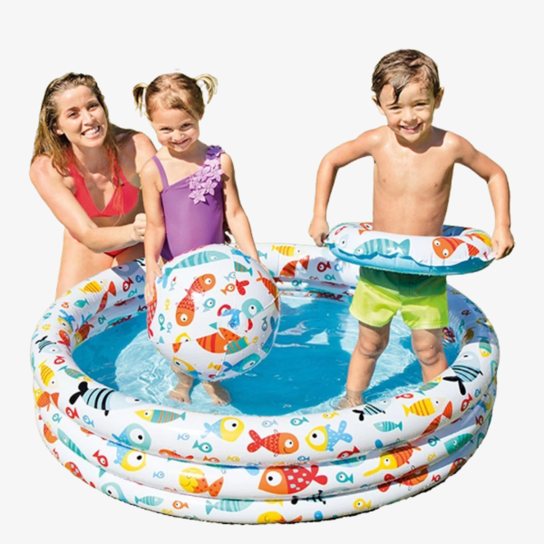 INTEX Fishbowl Pool (52" x 11") With Ball And Tube