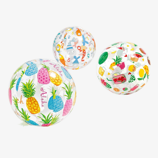 INTEX Lively Print Beach Balls ( 20" ) 1 Piece