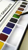 Daler Rowney Graduate Watercolor – Half Pans – Set of 12