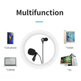 JMARY MC-R5 Professional 3.5mm Microphone with earphone
