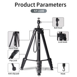 Jmary KP-2208 Multifunctional Tripod + Monopod For Mobile And Ring Light