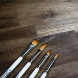 Kum Synthetic Round Brushes