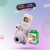 Fujifilm Instax Mini 12 Instant Camera with Fujifilm Instant Film (Lilac Purple)