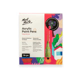 Mont Marte Acrylic Paint Pens Signature Broad Tip 24pc