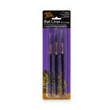 Mont Marte Fat Liner Brush Squirrel Set Of 3