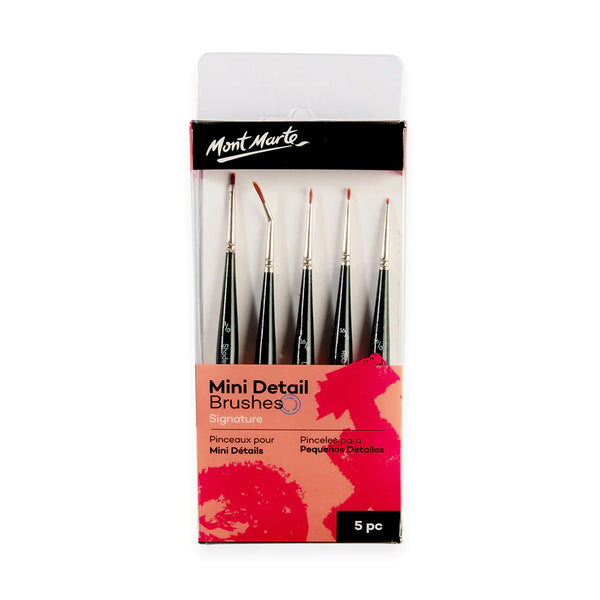 Mont Marte Mini Detail Brushes Signature 5pc