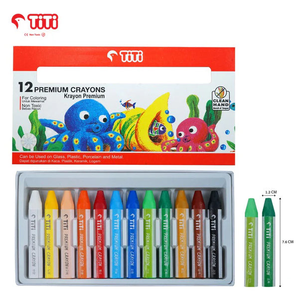 Titi Premium Crayons Multicolor