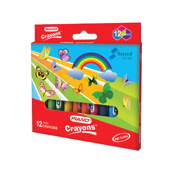 Piano Small Crayons Pack of 12