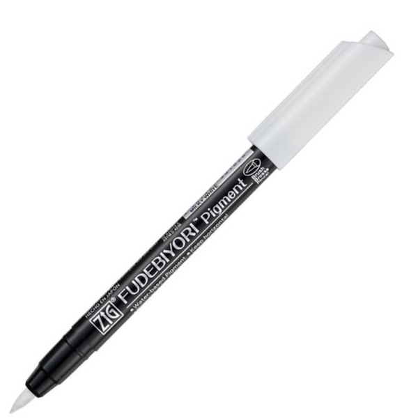 ZIG FUDEBIYORI BRUSH CBK-55P PIGMENT WHITE