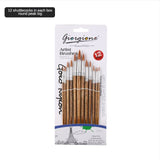 Giorgione Round Artist Brushes Pack of 12