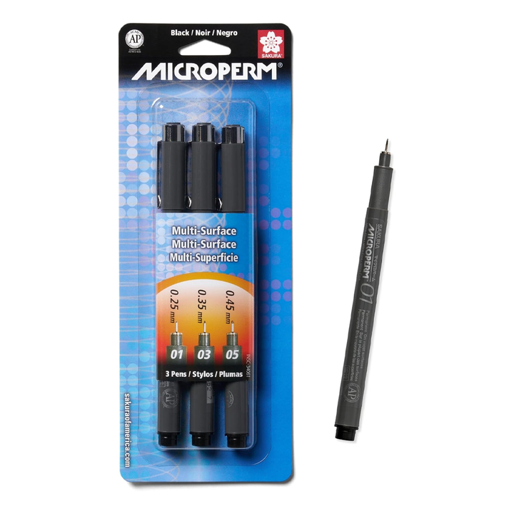 Sakura Pack of 3 Microperm – thestationerycompany.pk