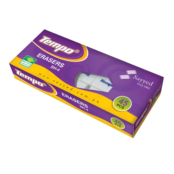 Piano Tempo Eraser SH-04 Pack of 9