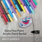 ST Pastela Acrylic Metallic Marker Set of 6 ( 0.7 mm )