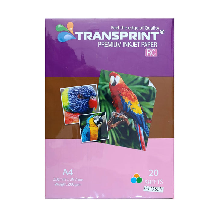 Transprint Paper Transprint A4 Photo Paper 260gm Rc Glossy 20 Sheets ...