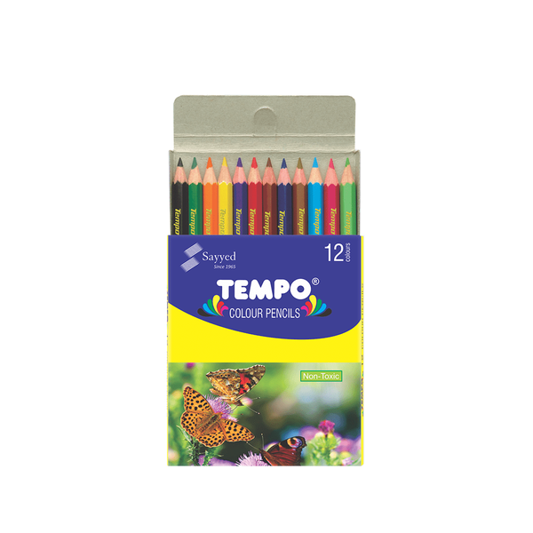 Piano Tempo Color Half Pencil Pack of 12