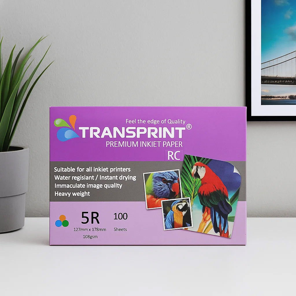Transprint Paper Transprint 5x7 Photo Paper 260gm Rc Lusster 100 Sheets ...