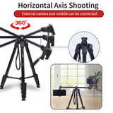 Jmary KP-2209 1.7M Horizontal Axis Tripod 360° Rotation Horizontal Extendable Arm