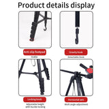 Jmary KP-2209 1.7M Horizontal Axis Tripod 360° Rotation Horizontal Extendable Arm