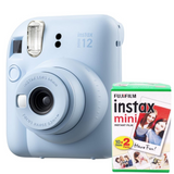 Fujifilm Instax Mini 12 Instant Camera with Fujifilm Instant Film (Pastel Blue)