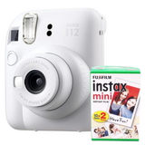 Fujifilm Instax Mini 12 Instant Camera with Fujifilm Instant Film (Clay White)