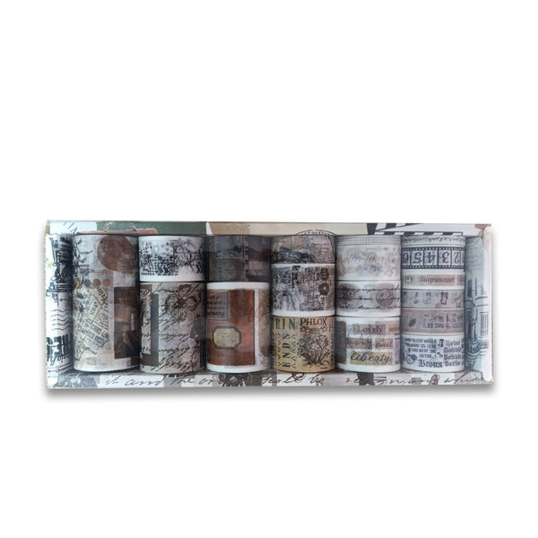 Vintage Washi Tape Sticker Set of 18pcs - Style 2