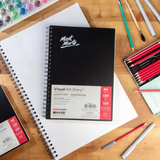 Mont Marte Visual Art Diary Signature 110gsm A4 120 Page