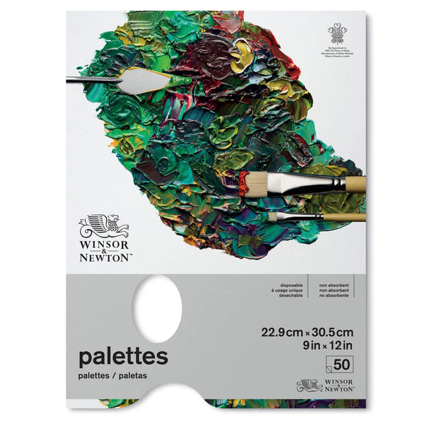 Winsor & Newton Tear Off Palette Pad 9" x 12"  50 Sheets