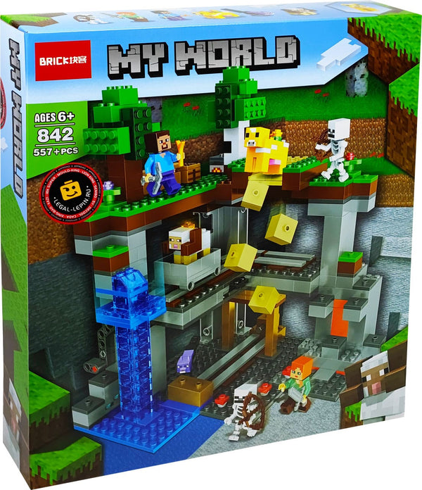 JISI MY WORLD BUILDING BLOCKS 557PCS 842