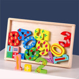 3D Wooden Numbers Learning Board