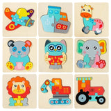 Kids Wooden Puzzle Jigsaw Toy