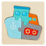 Kids Wooden Puzzle Jigsaw Toy