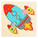 Kids Wooden Puzzle Jigsaw Toy