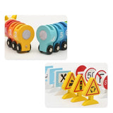 Wooden Caterpillar Train Set Learning Toy