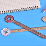 Cute Donut Wooden Ruler